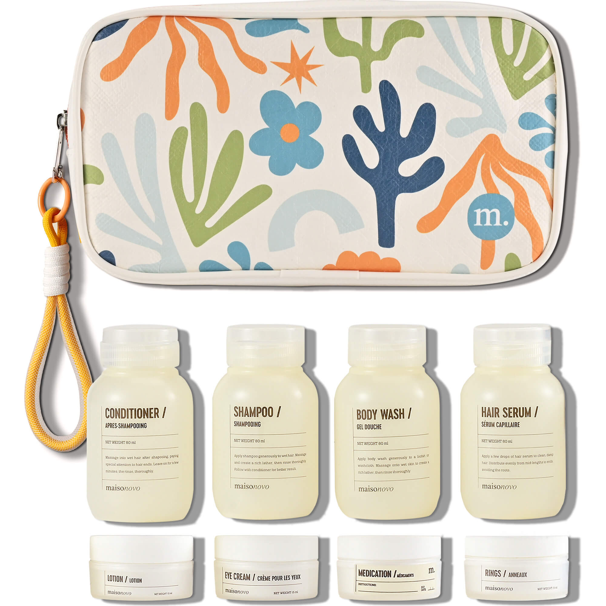 floral - clear set