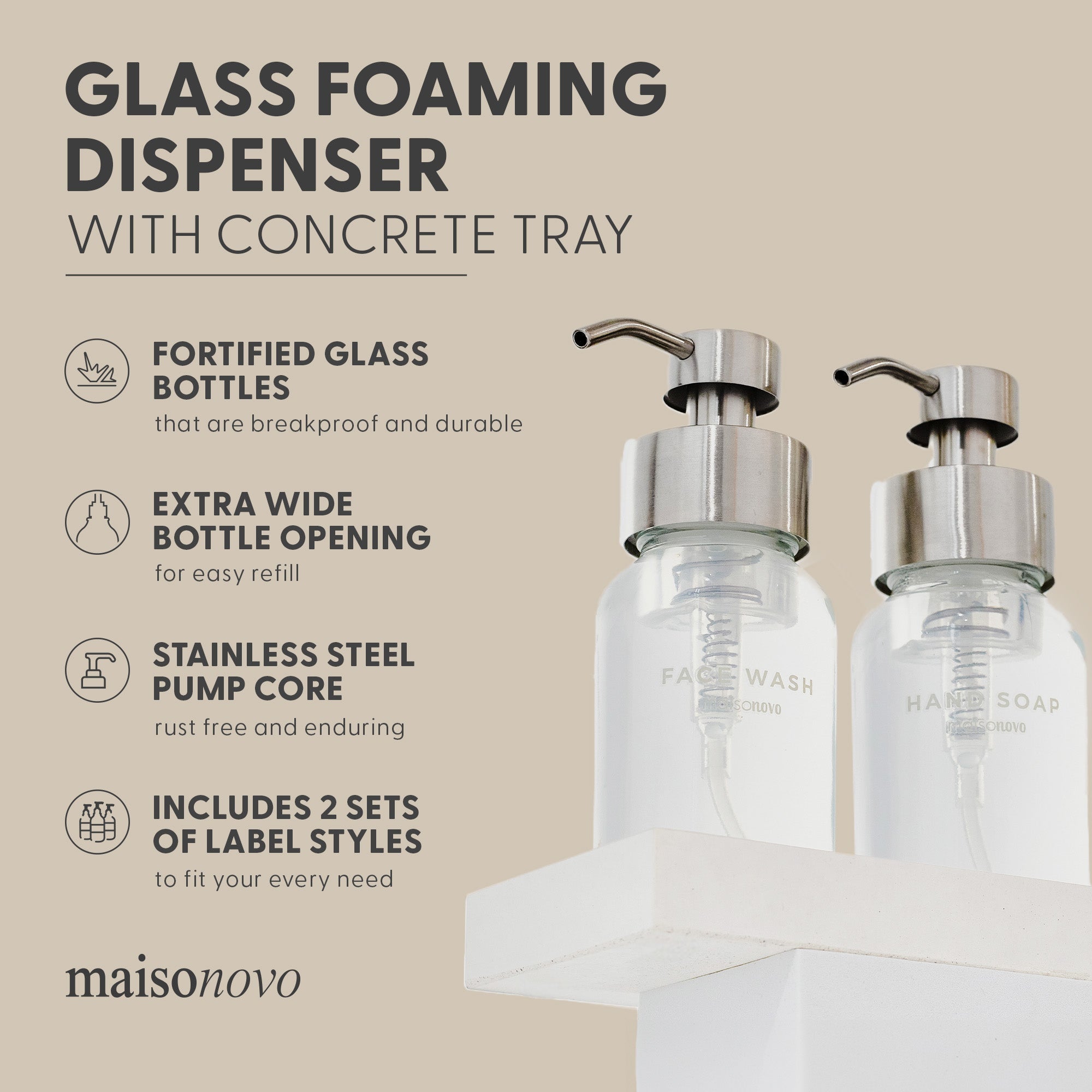 #Color_8oz Clear / Silver + Tray