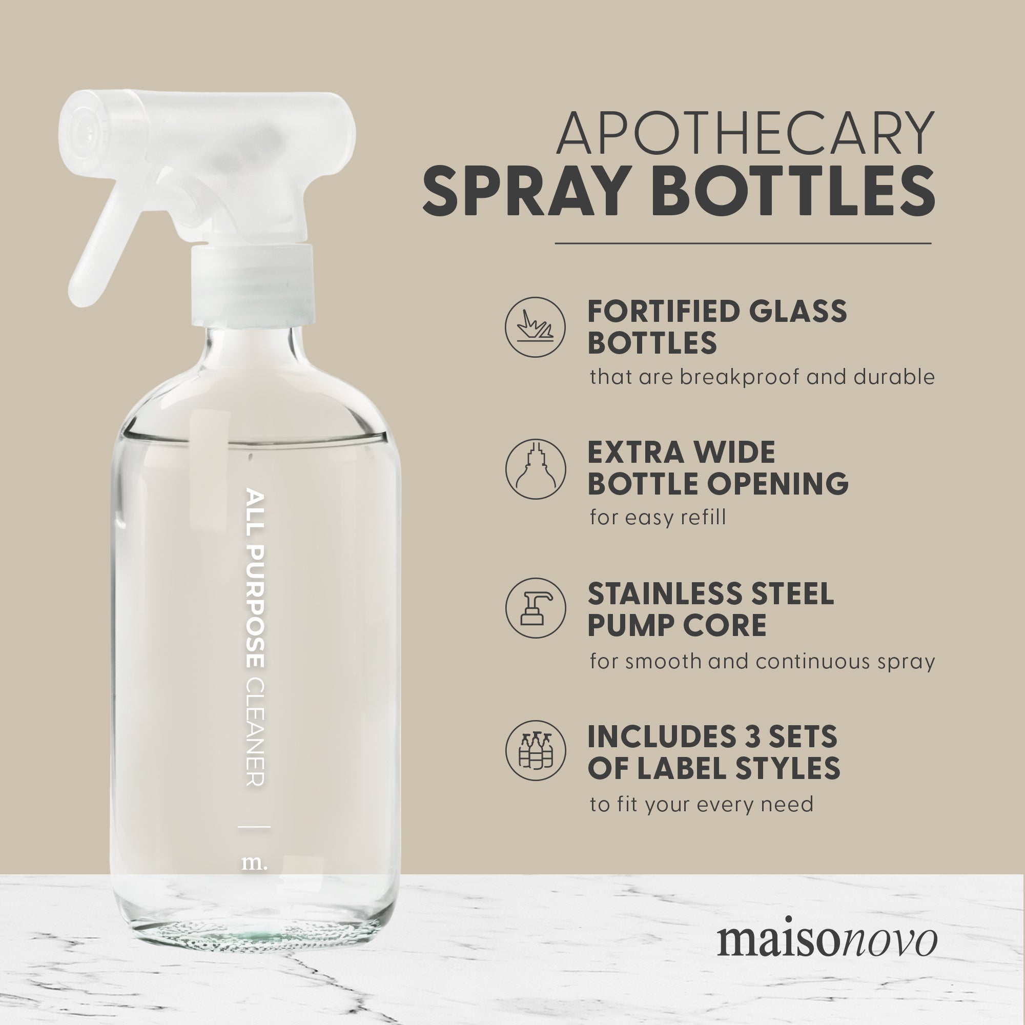 #Color_Clear Bottle / White Pump