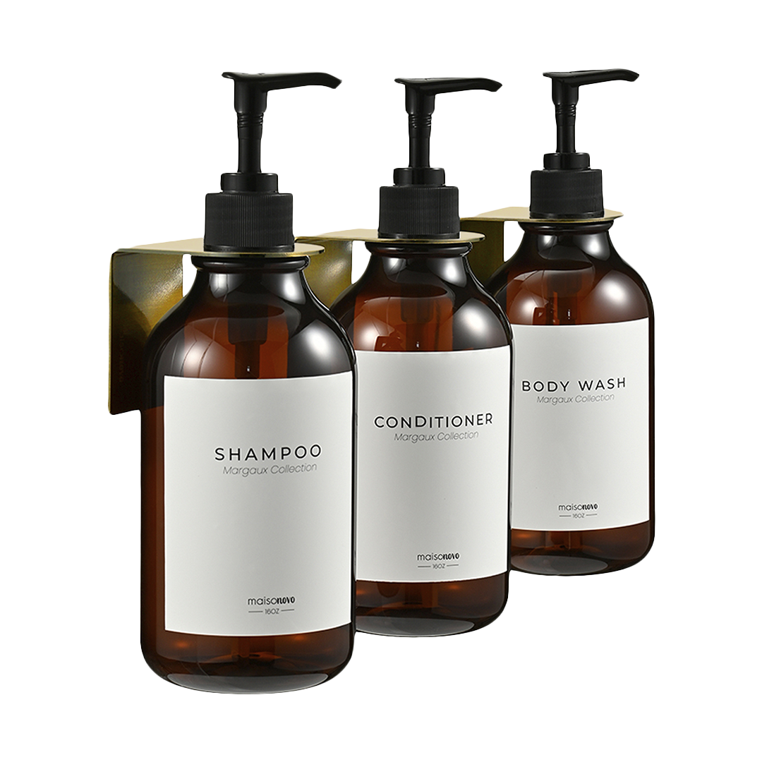 Wall Mounted Soap Dispenser Amber Bronze