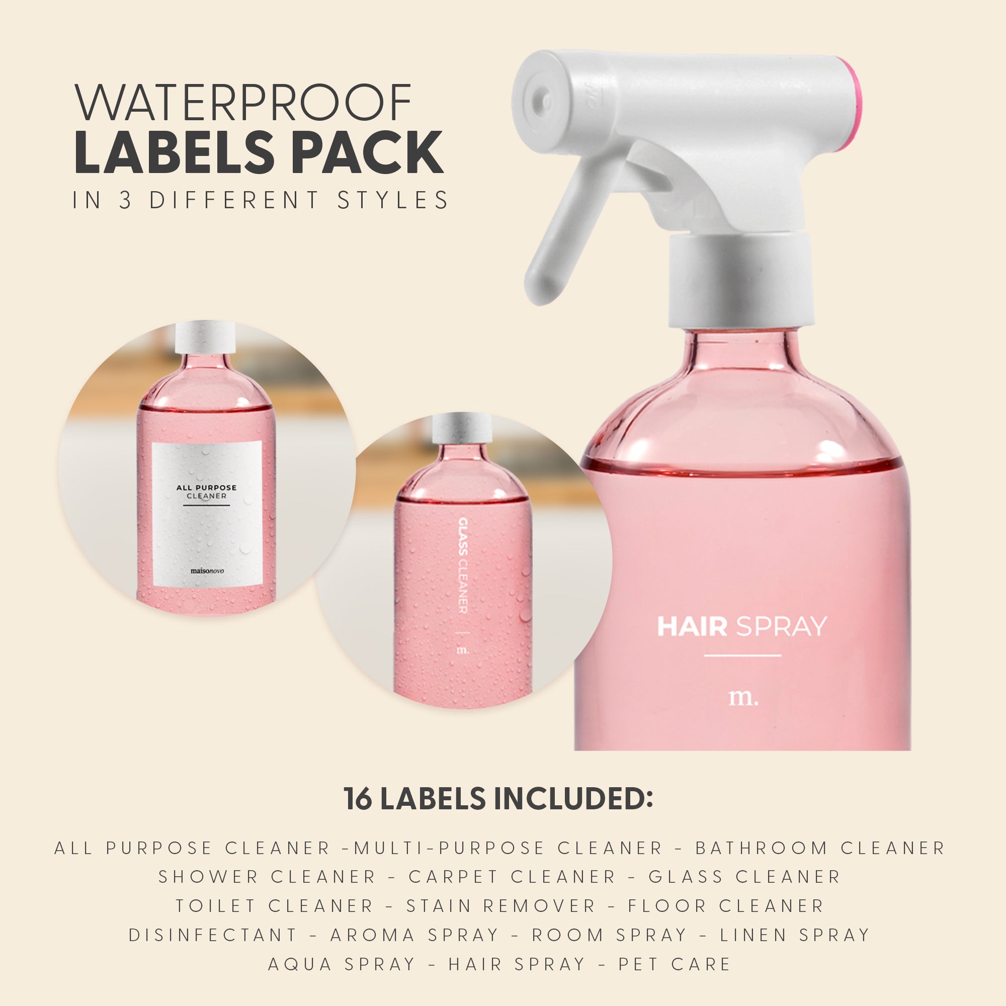 #Color_Pink Bottle / White Pump