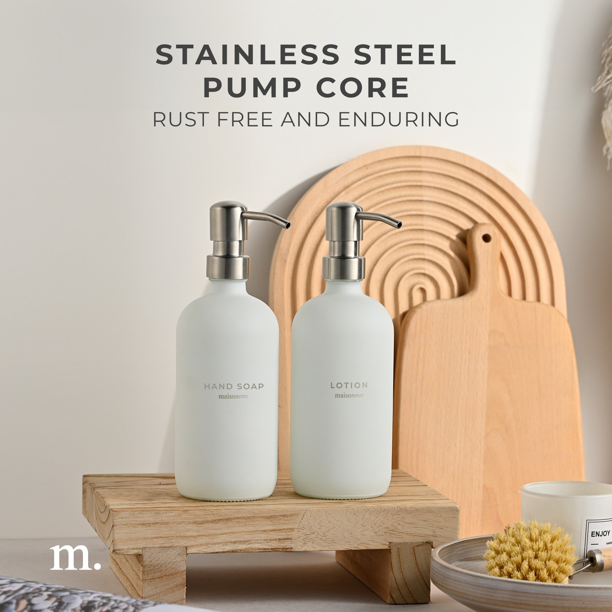 Glass Soap Dispensers Black