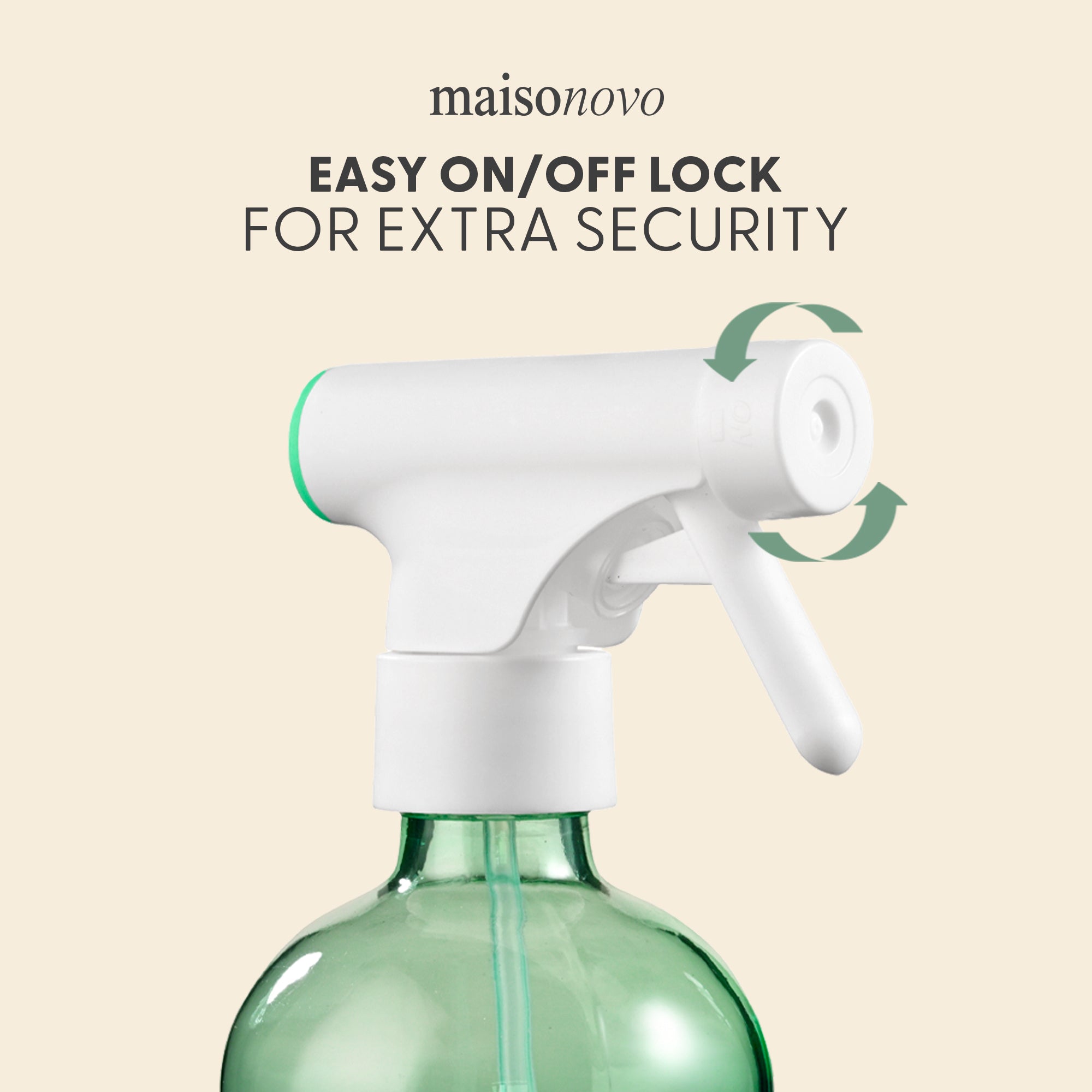 #Color_Green Bottle / White Pump