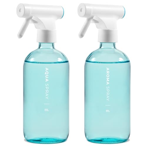 Amber Glass Spray Bottle Set – 16.9oz (Pack of 2)