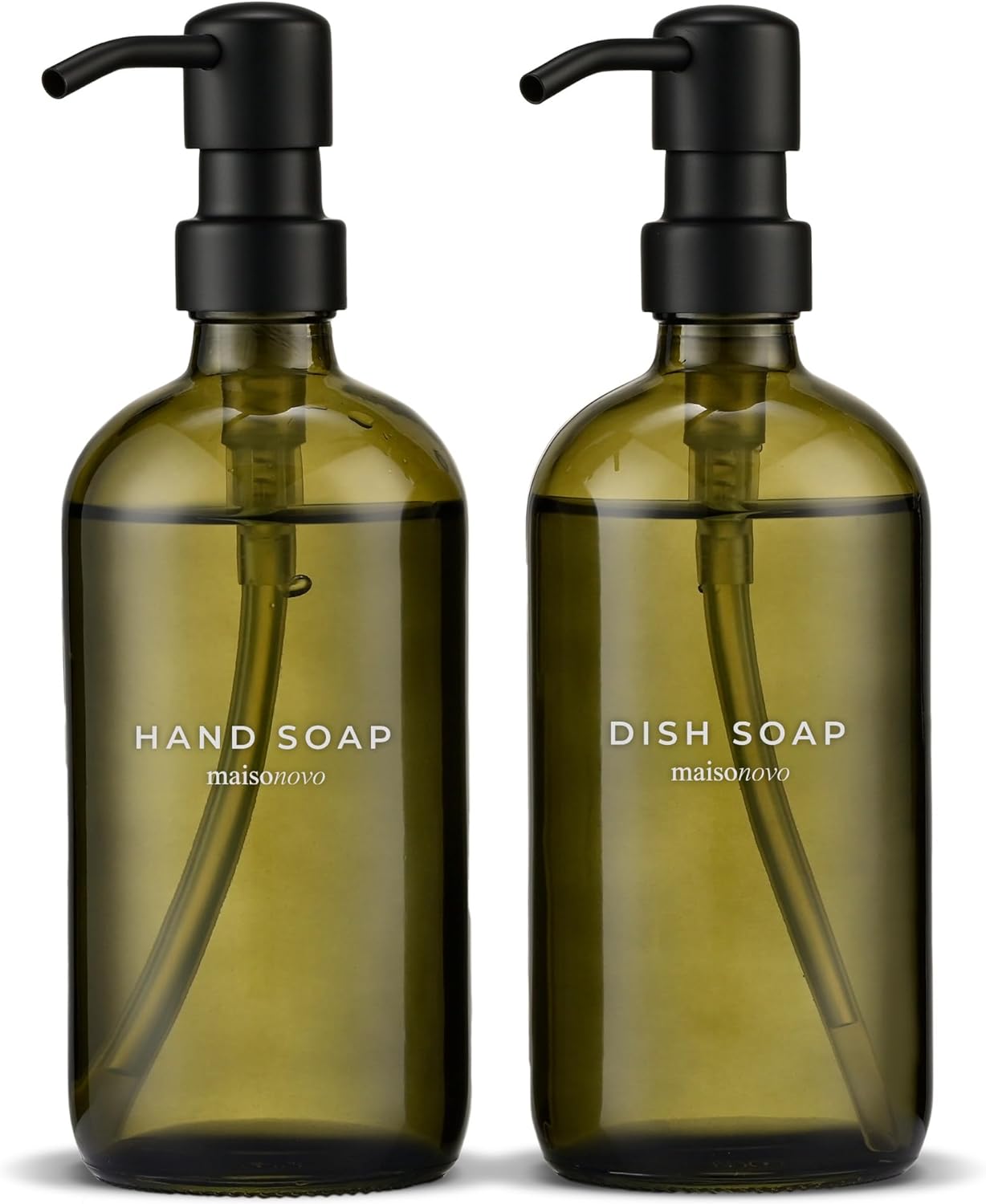The Pebble - Glass Soap Dispenser Set