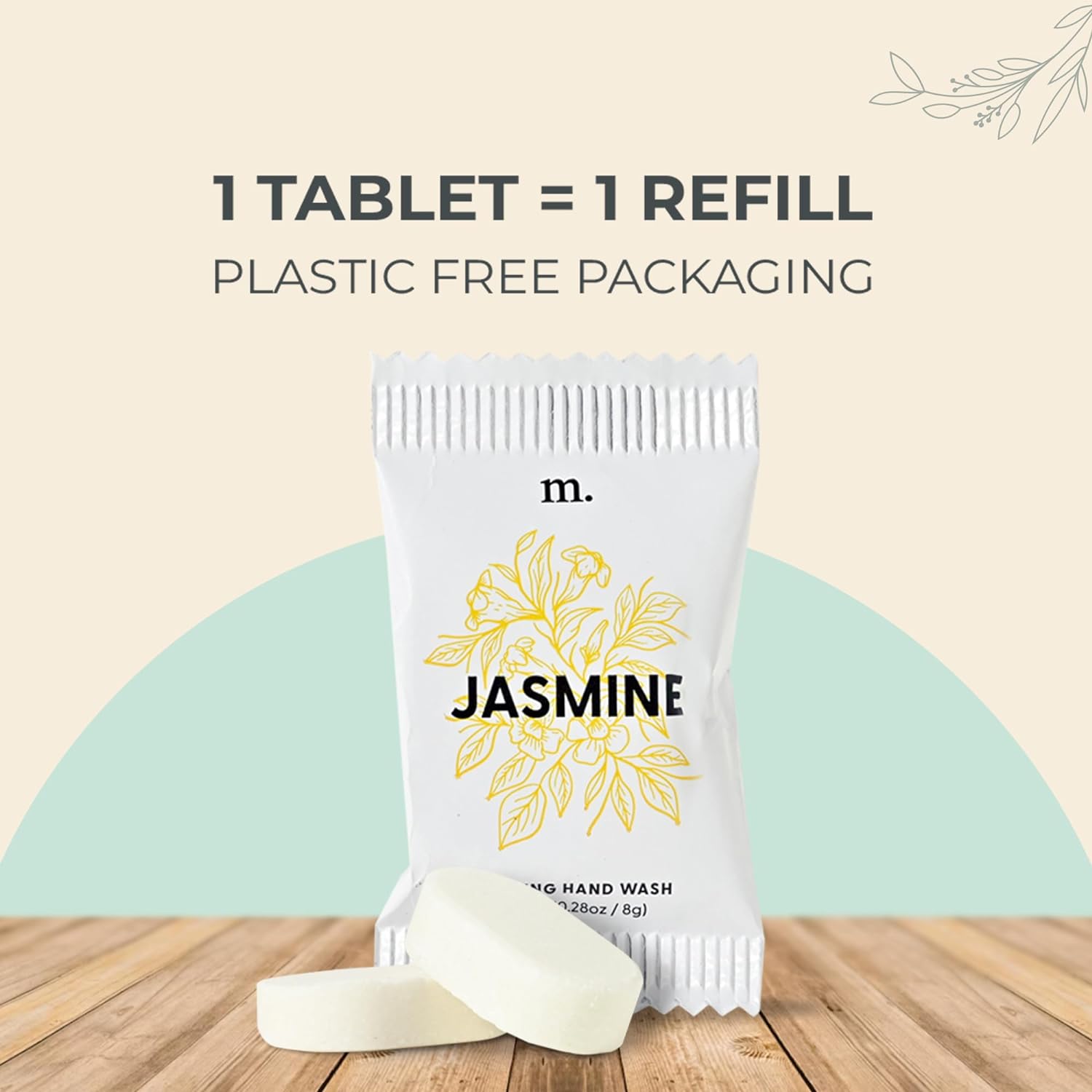 Foaming Hand Soap Tablets Jasmine x 12