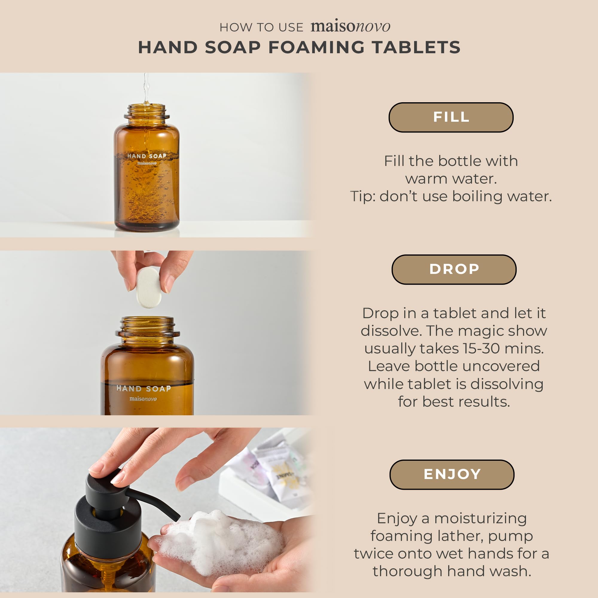 Foaming Soap Dispensers (Set of 2)