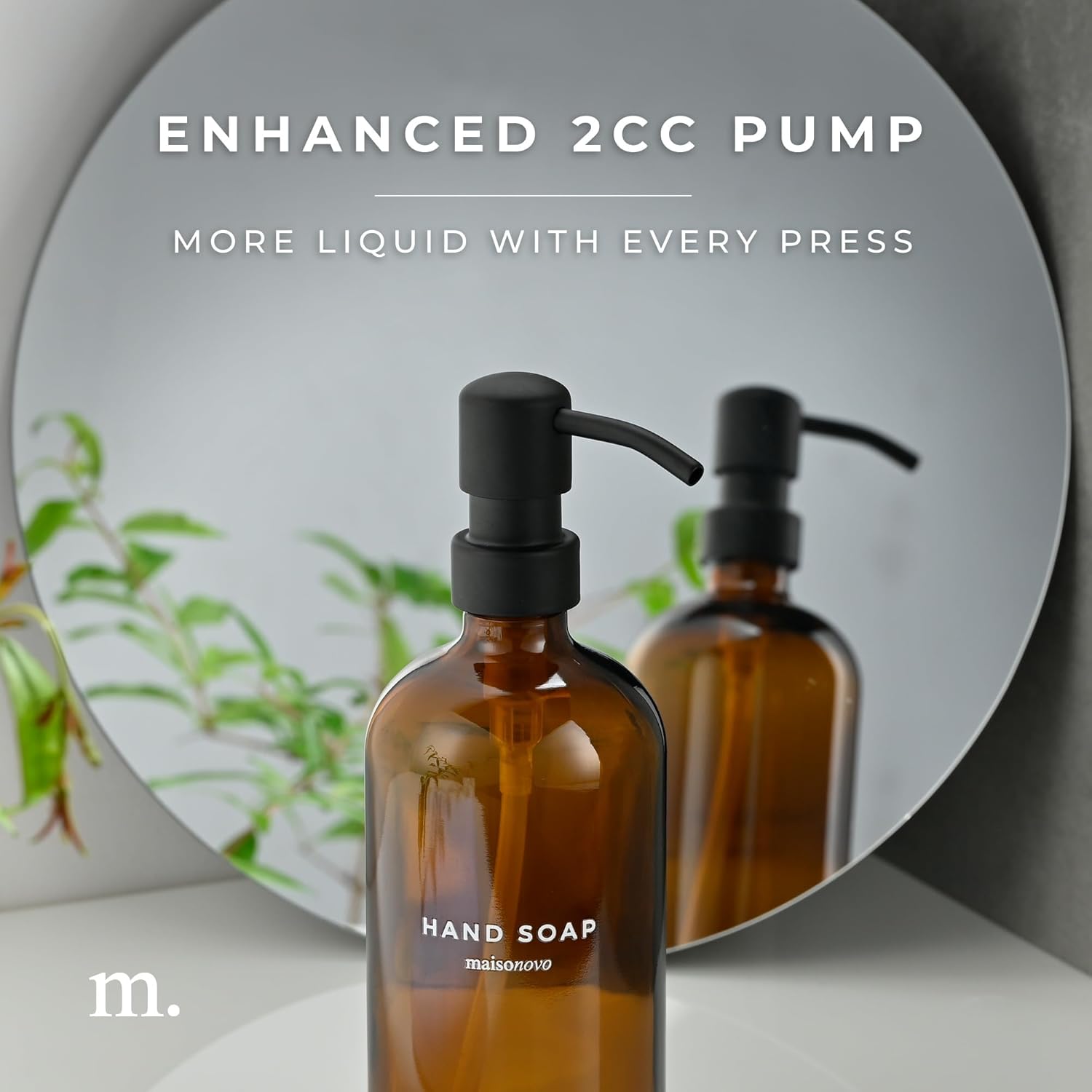 The Pebble - Glass Soap Dispenser Set
