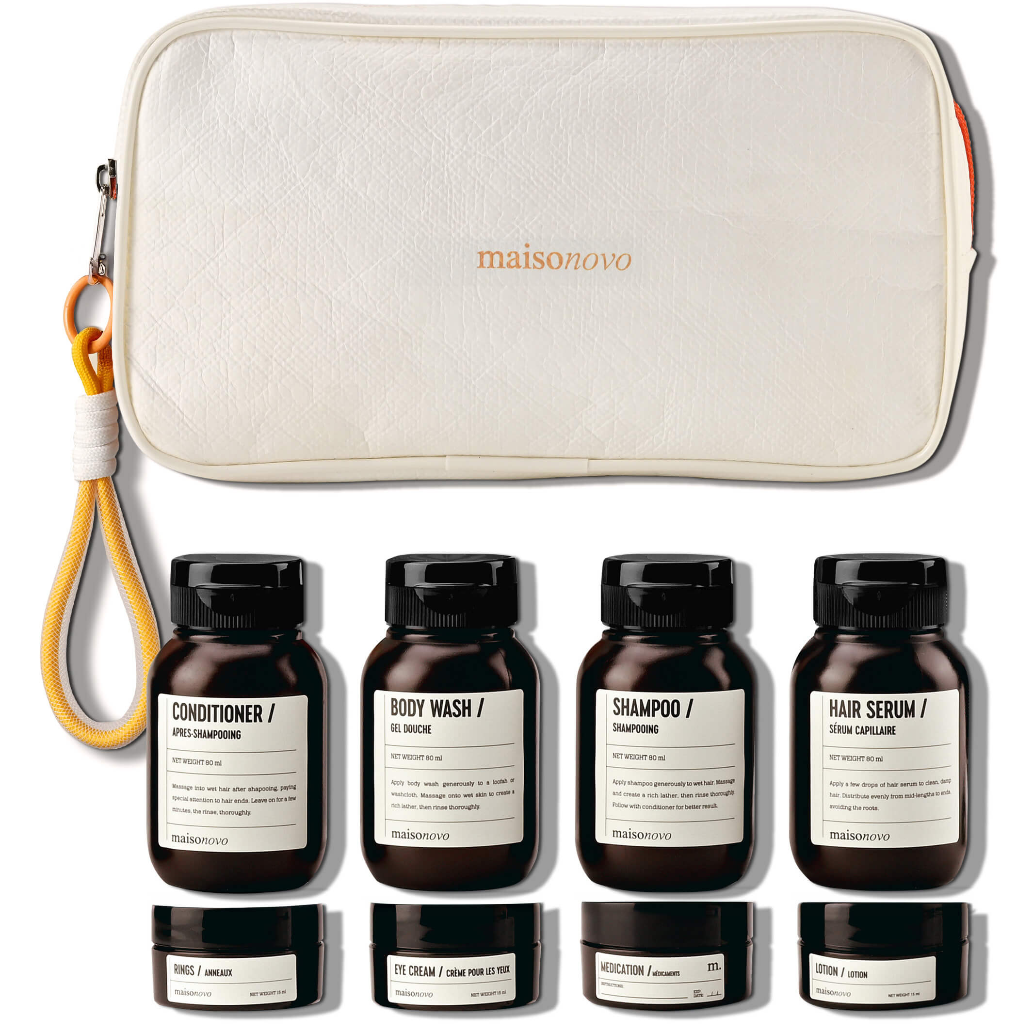 white - amber set