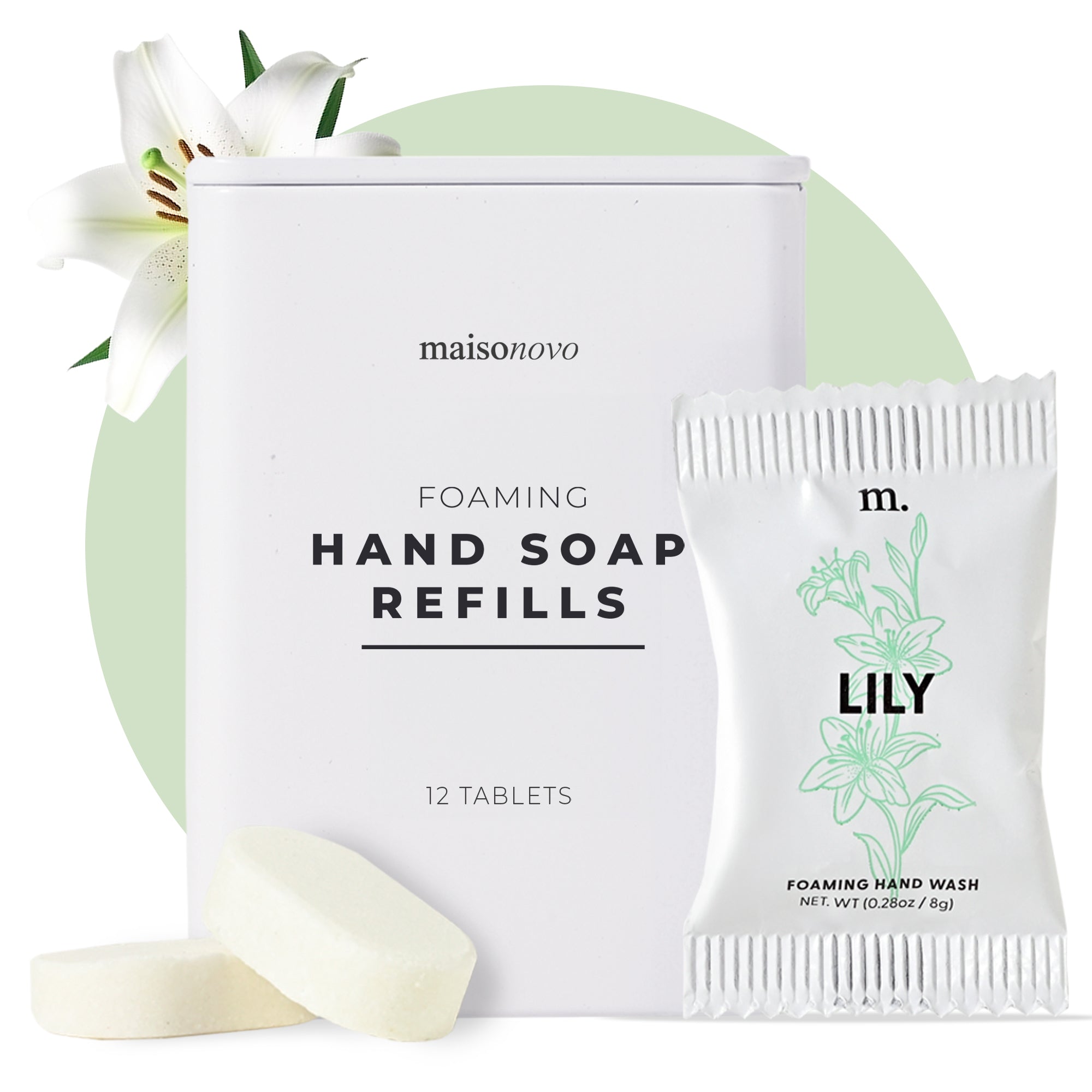 Foaming Hand Soap Tablets Unscented x 12