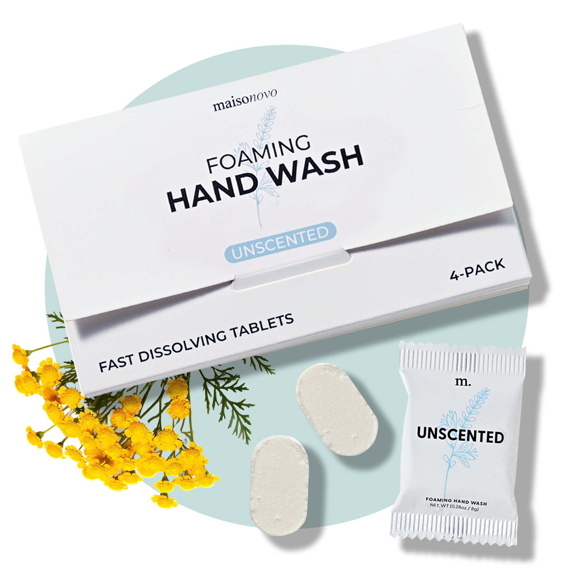 Foaming Hand Soap Tablets Unscented x 12