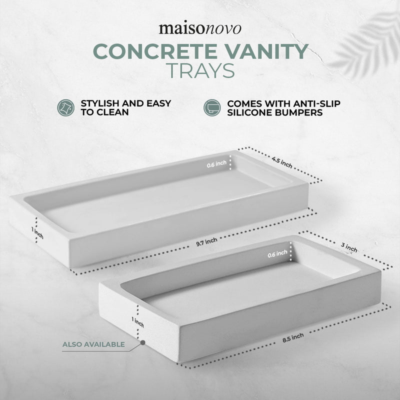 Bathroom Counter Tray Single