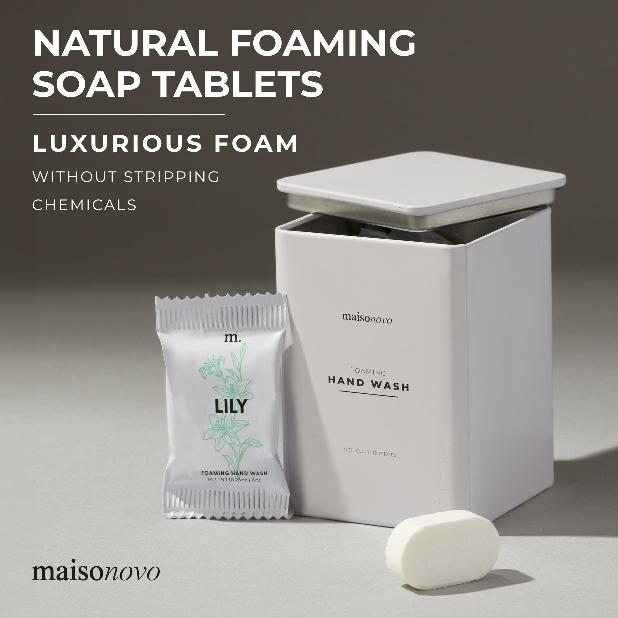 Foaming Hand Soap Tablets Unscented x 12