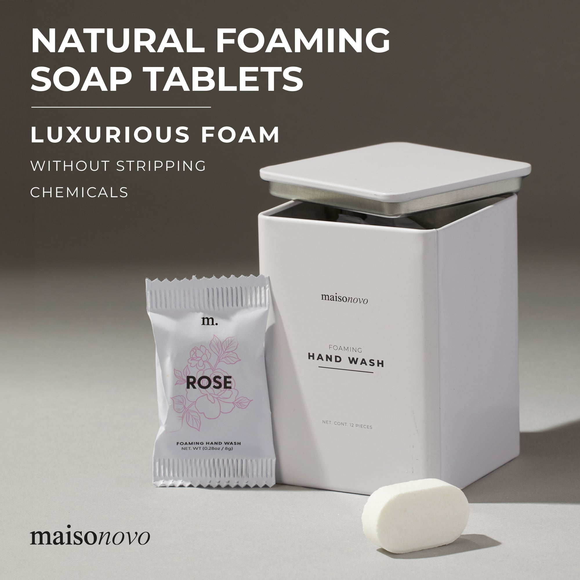 Foaming Hand Soap Tablets Unscented x 12
