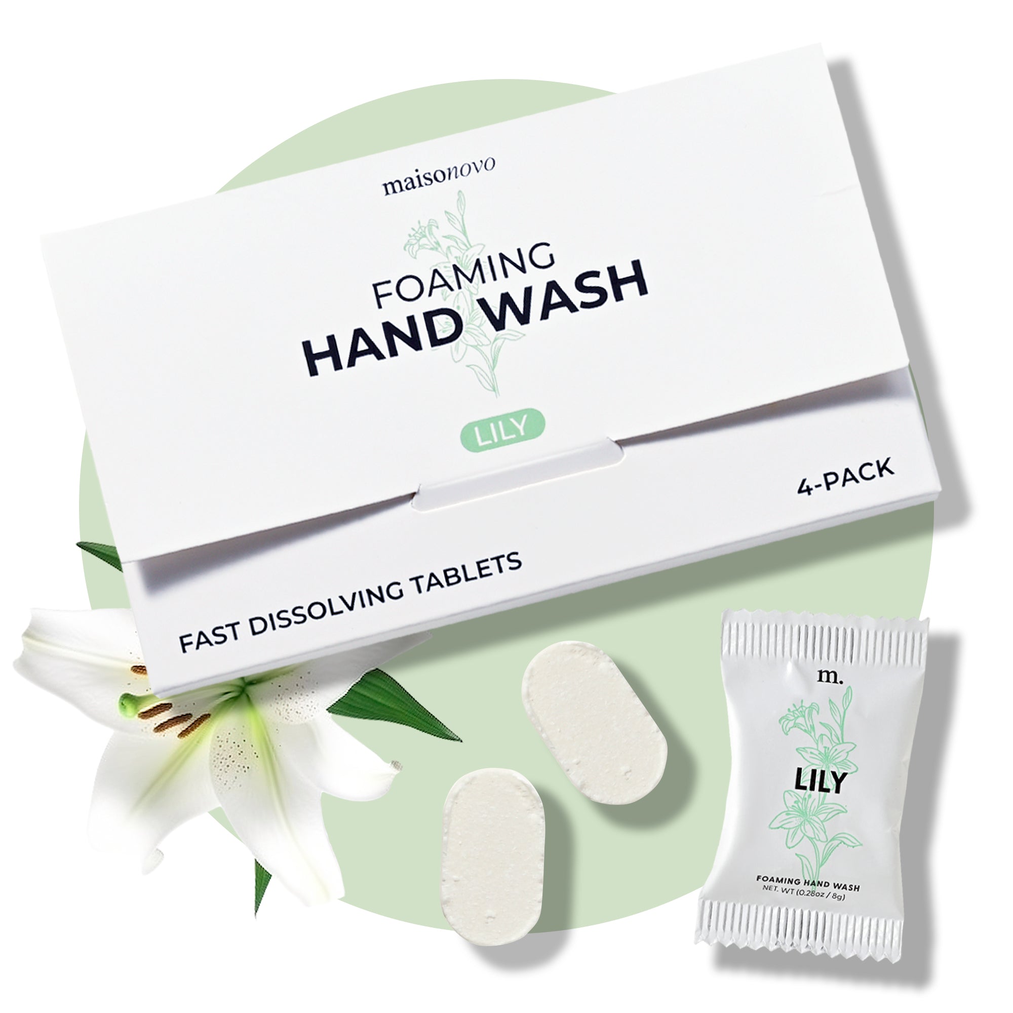 Foaming Hand Soap Tablets Unscented x 12