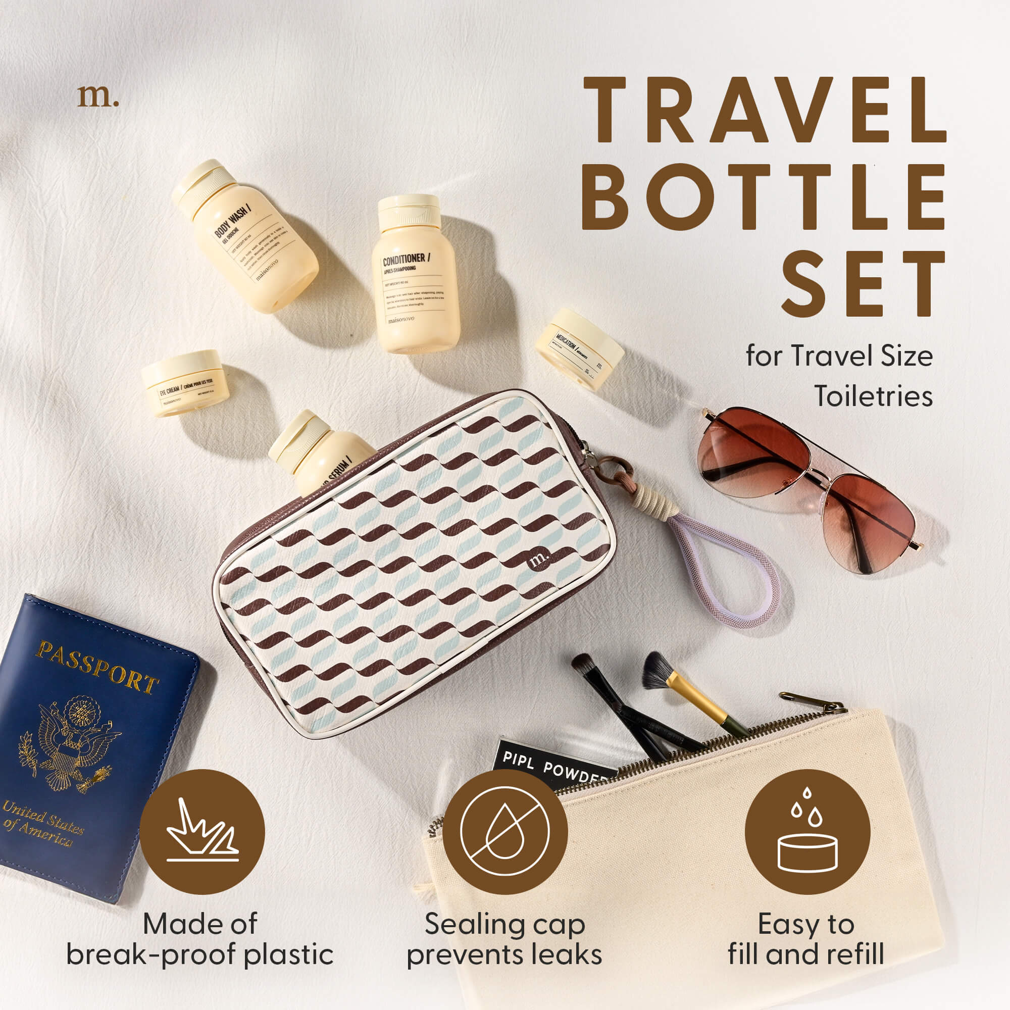 The Pouch - Travel Bottles for Toiletries