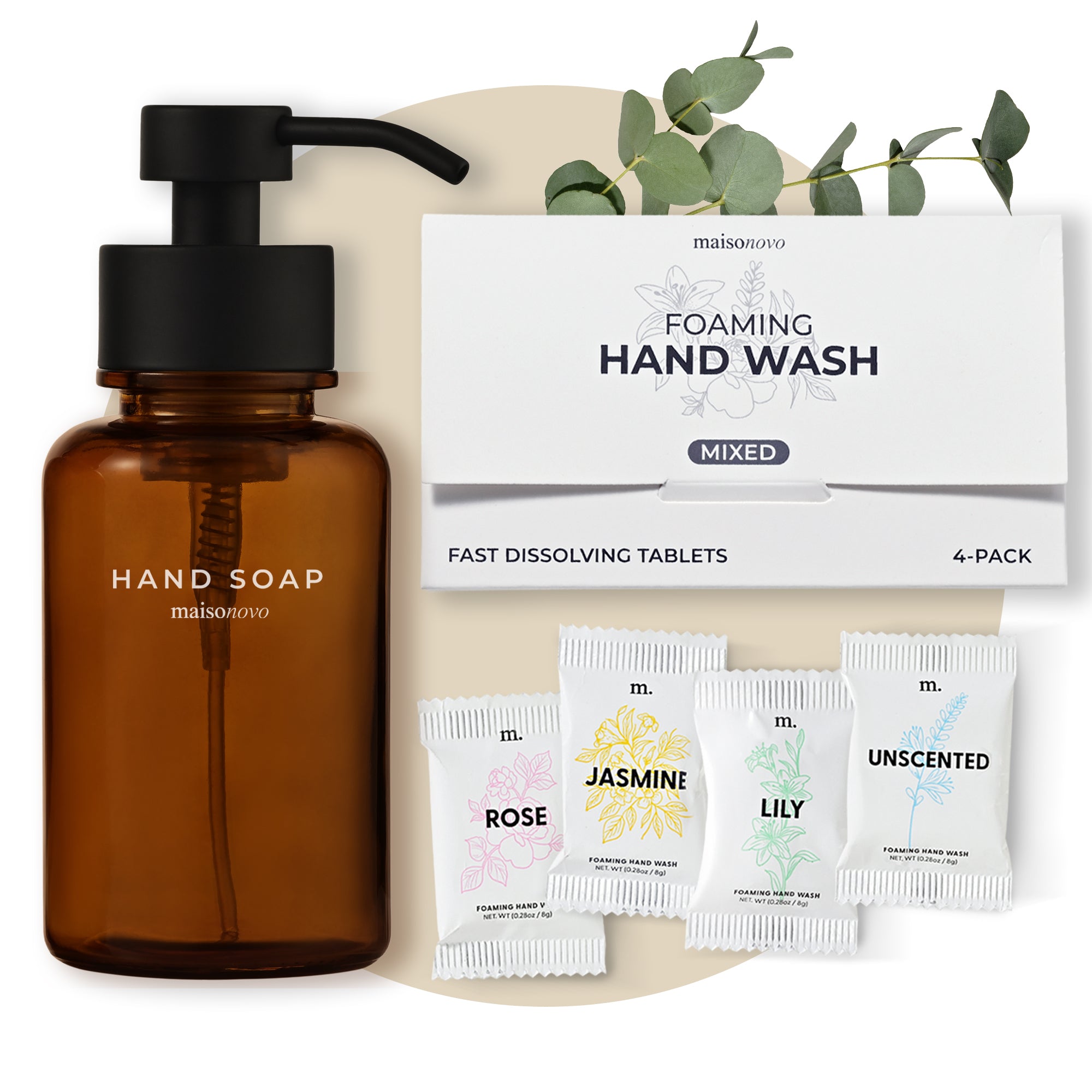 Foaming Hand Soap Tablets Unscented x 12