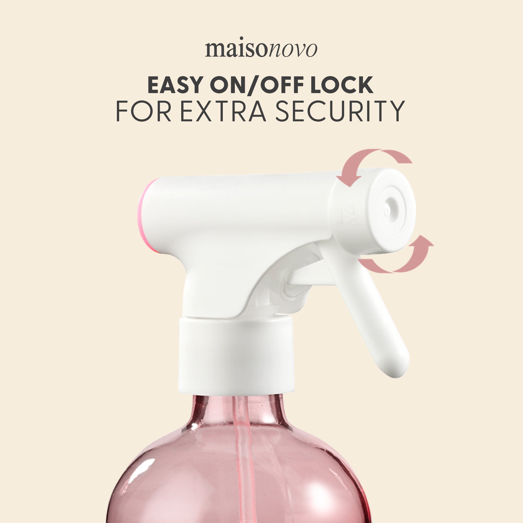 #Color_Pink Bottle / White Pump