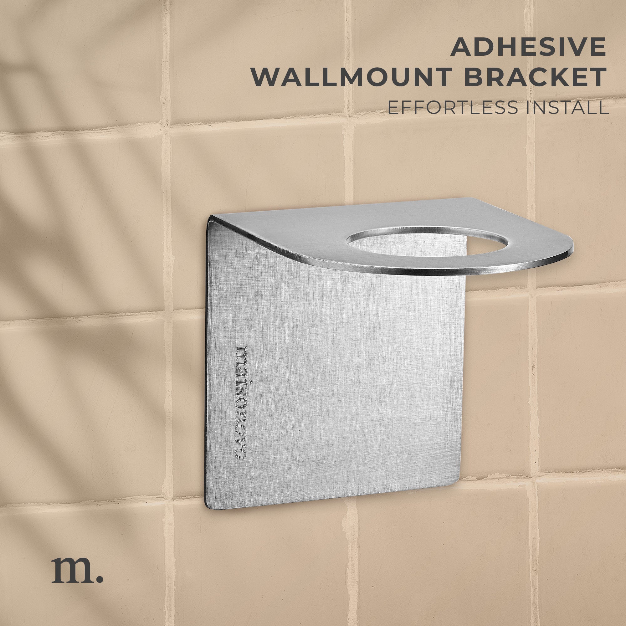 Wall Mounted Soap Dispenser Bamboo Clear
