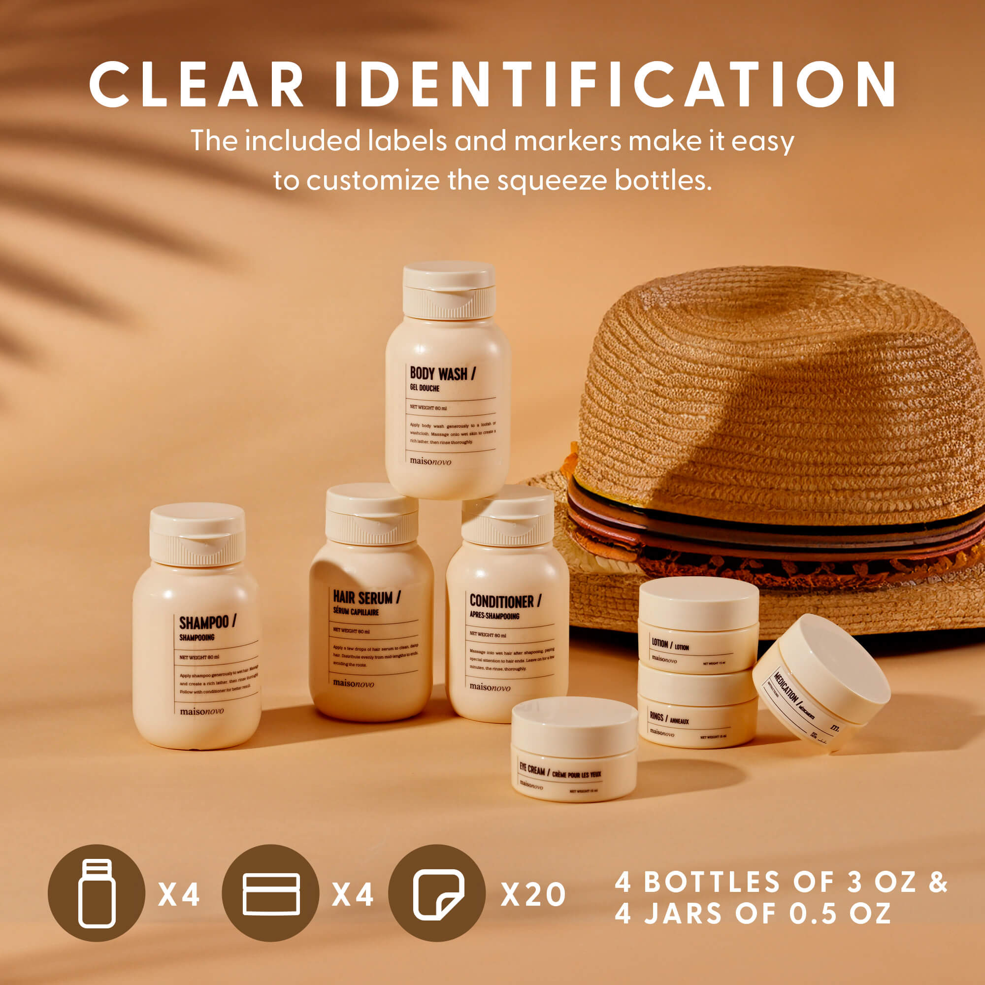 The Hanger - Travel Bottles for Toiletries