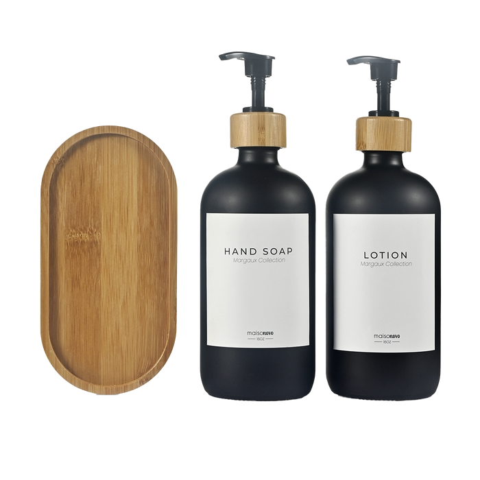 Dosatore sapone liquido vetro - Glass soap dispenser with natural mate –  Lorenzi Milano