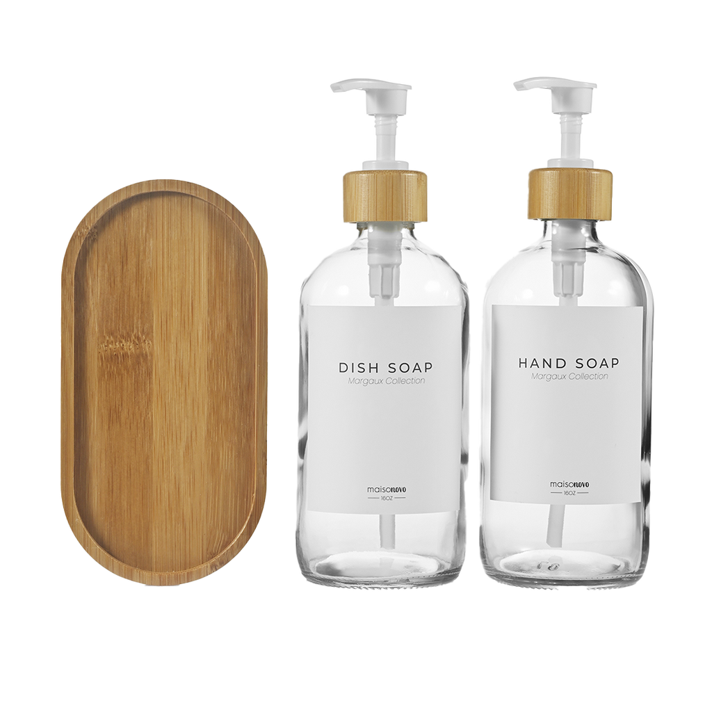 MaisoNovo Adhesive Bottle Holder for Soap Dispenser | Drill-Free Shower  Bottle Holder | Shampoo Bottle Holder Set of 2 - Black