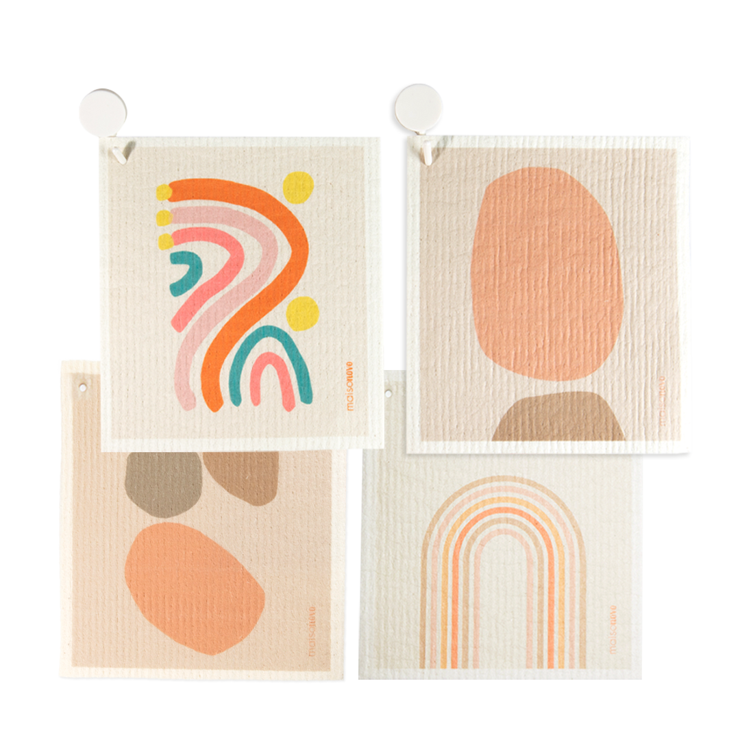 #Color_Mid Century Modern 4-Pack 