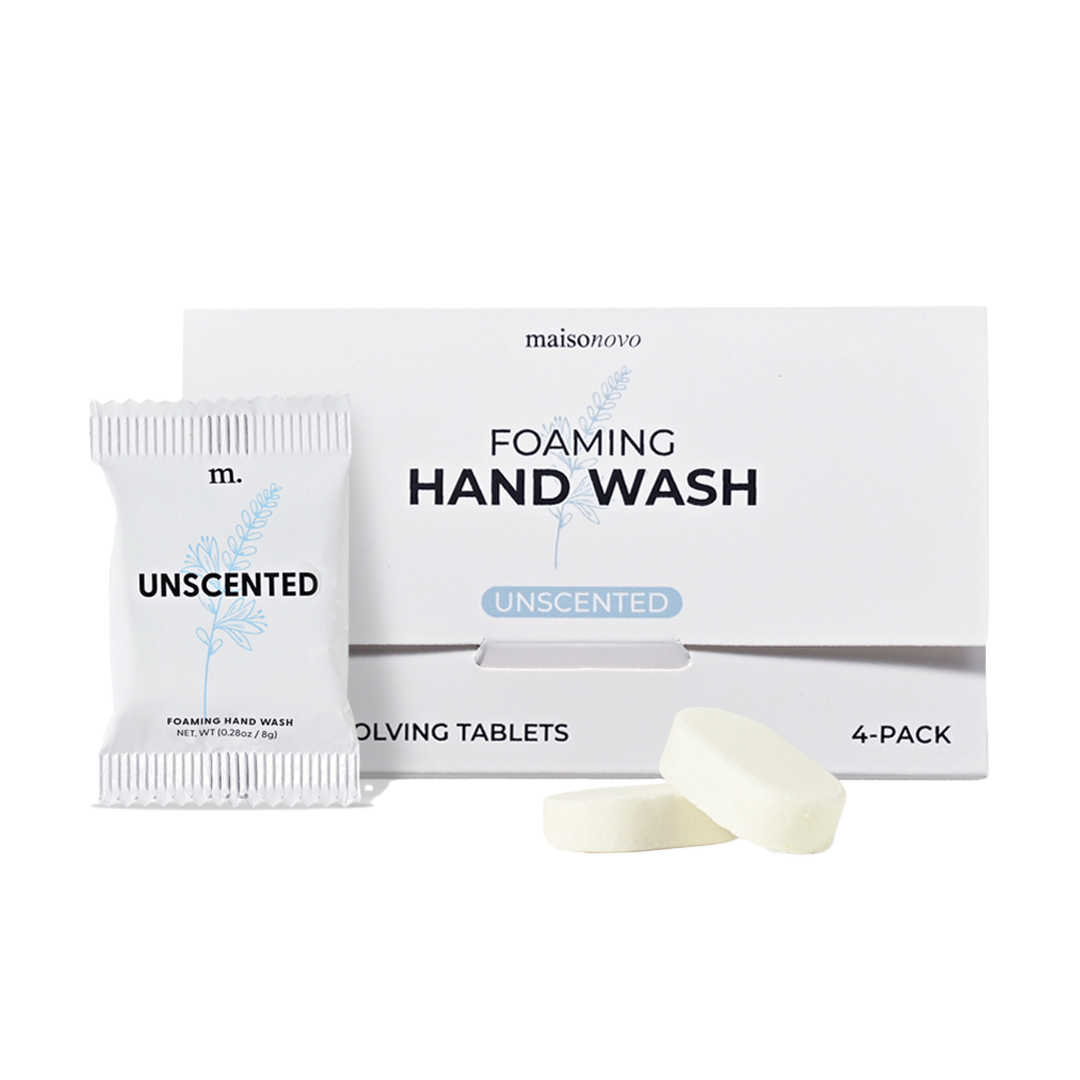 Foaming Hand Soap Tablets Unscented x 4