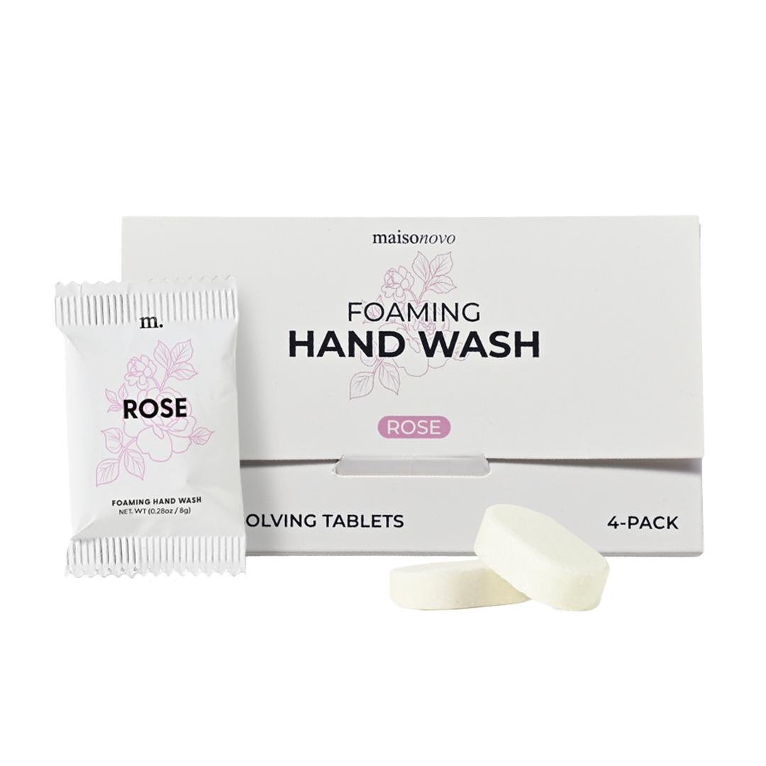Foaming Hand Soap Tablets Rose x 4