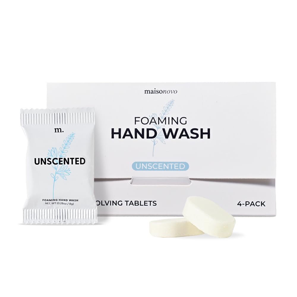 Foaming Hand Soap Tablets Unscented x 4