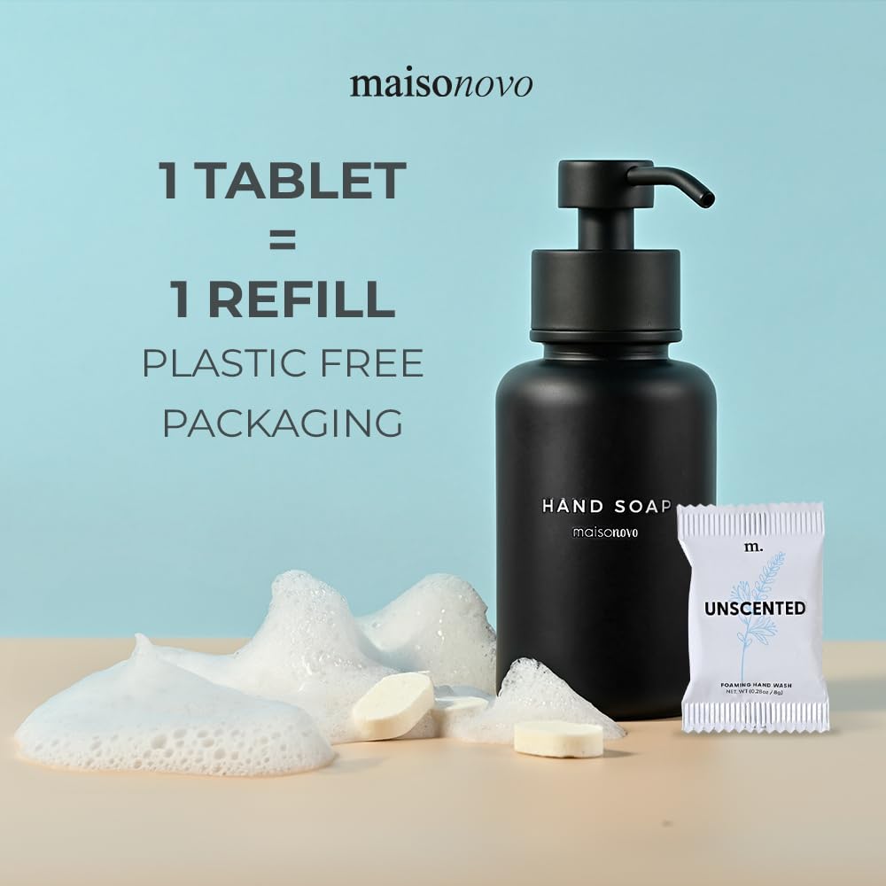 Foaming Hand Soap Tablets  4 Mix - Black/Black 14 oz