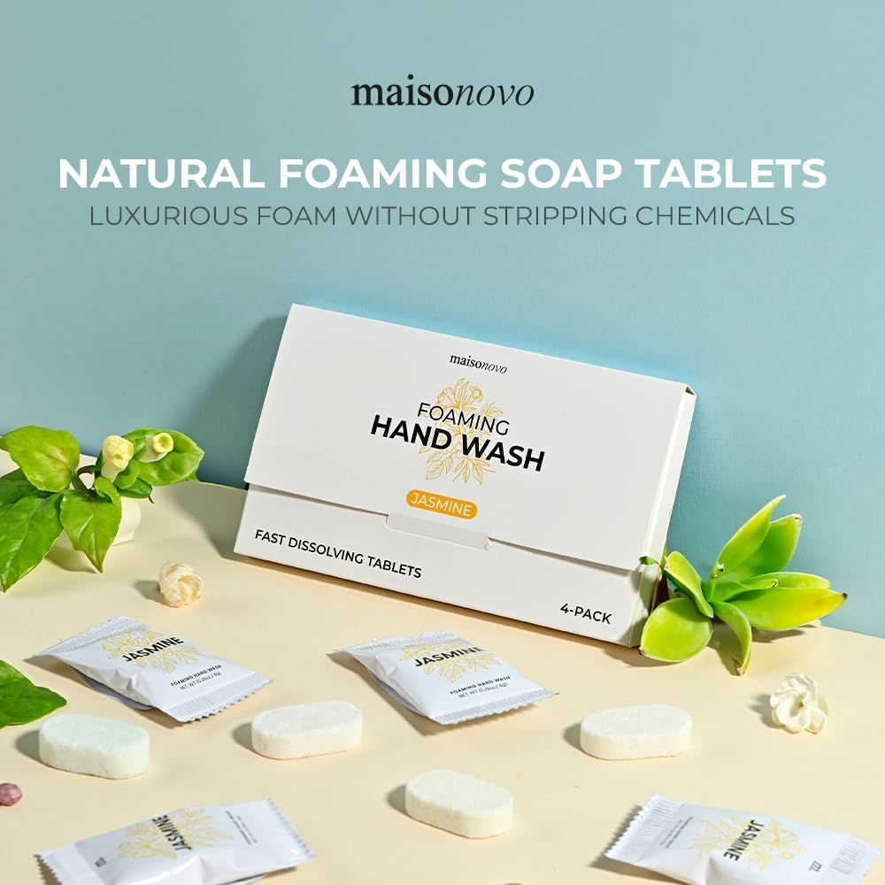 Foaming Hand Soap Tablets Jasmine x 4