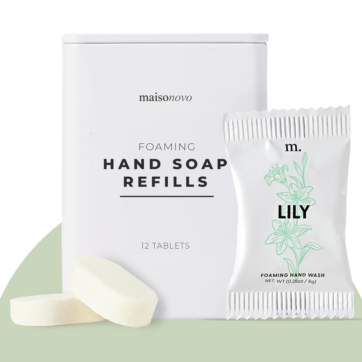 Foaming Hand Soap Tablets Lily x 12