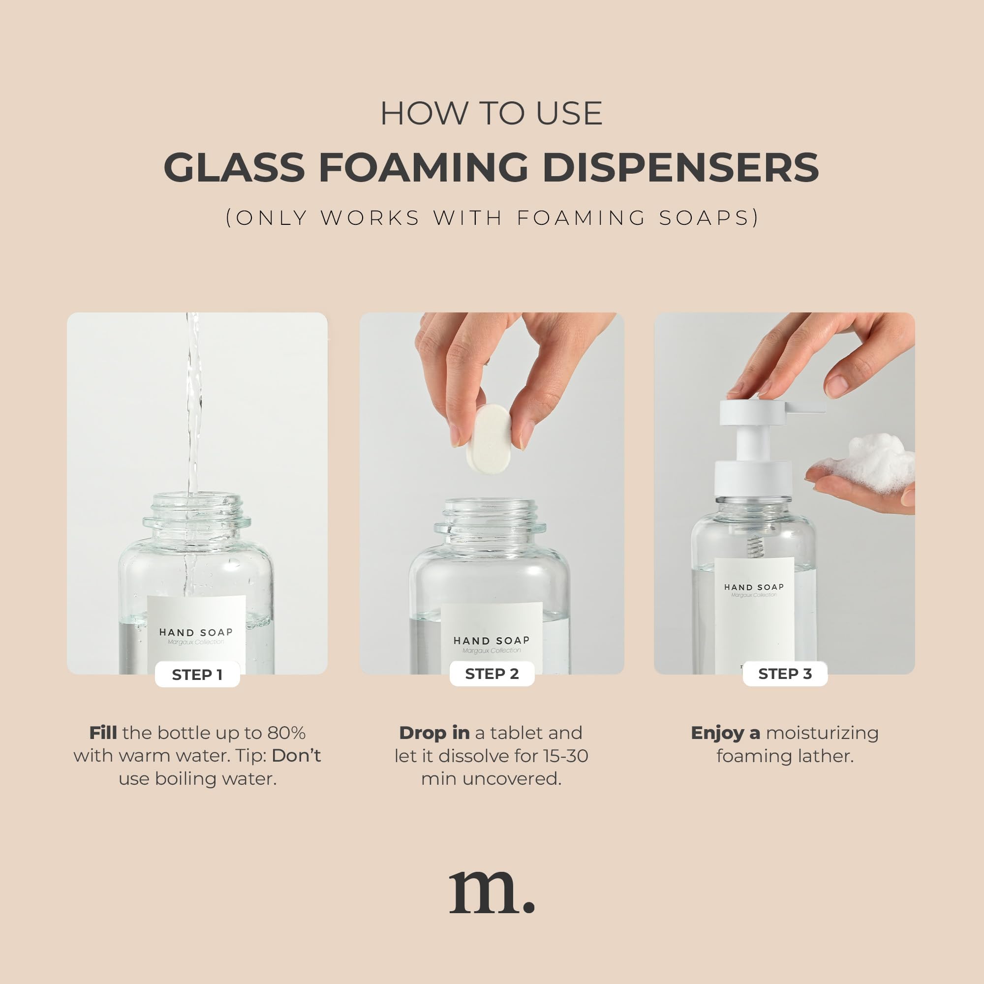 Foaming Soap Dispensers (Set of 2)