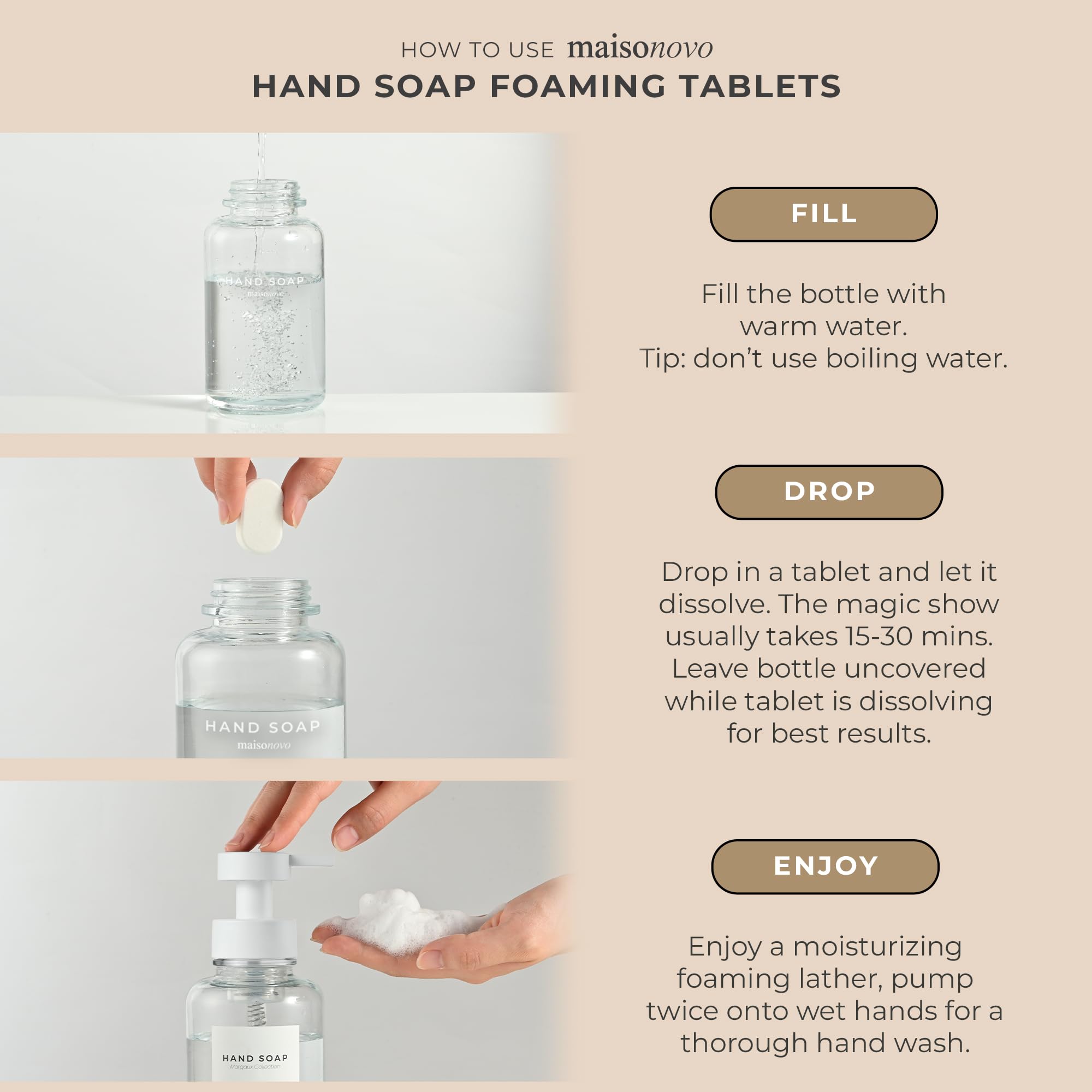 Foaming Soap Dispensers (Set of 2)