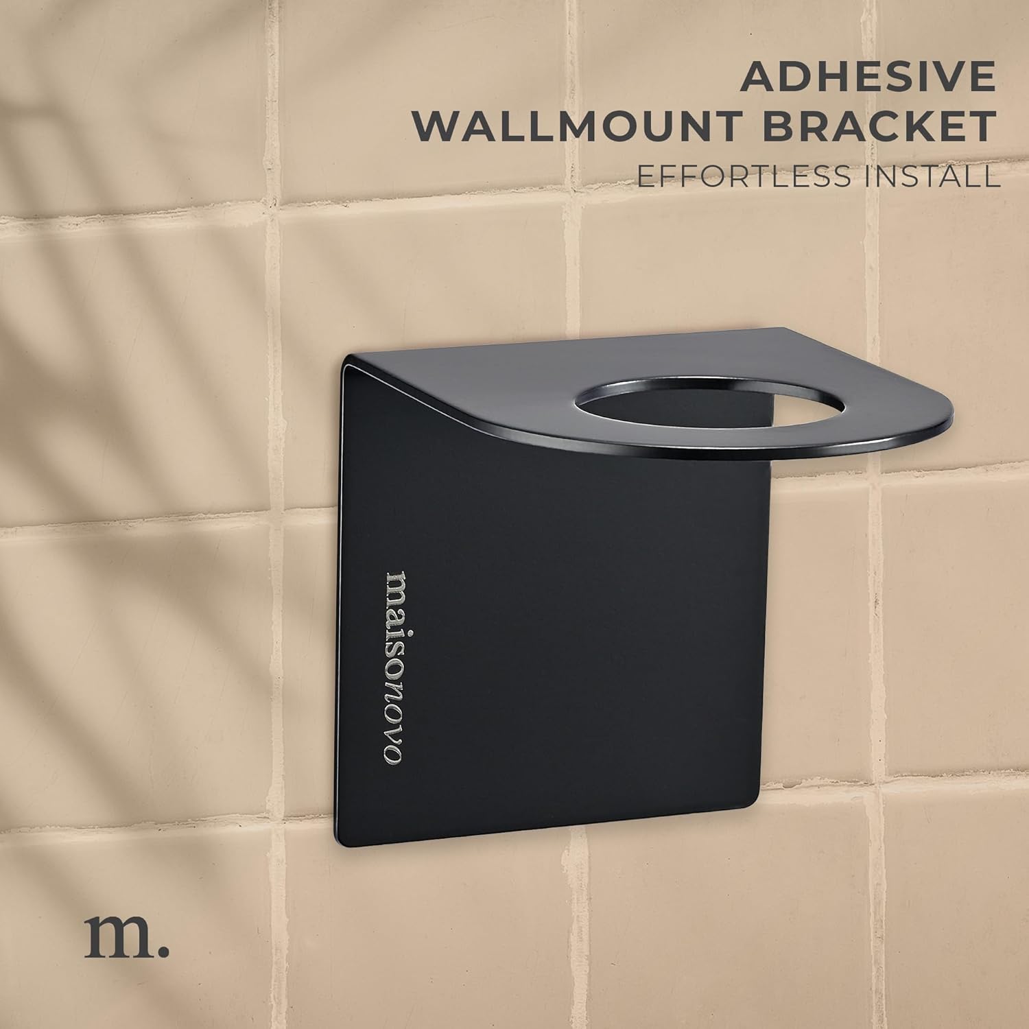 Wall Mounted Soap Dispenser White Black