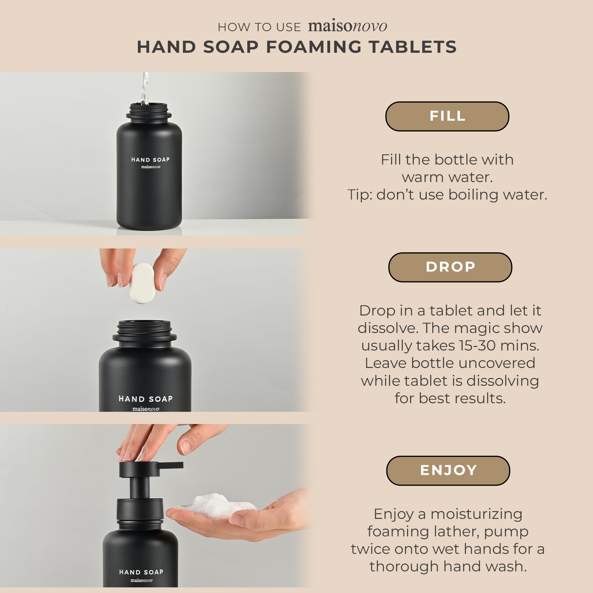 Foaming Soap Dispensers (Set of 2)