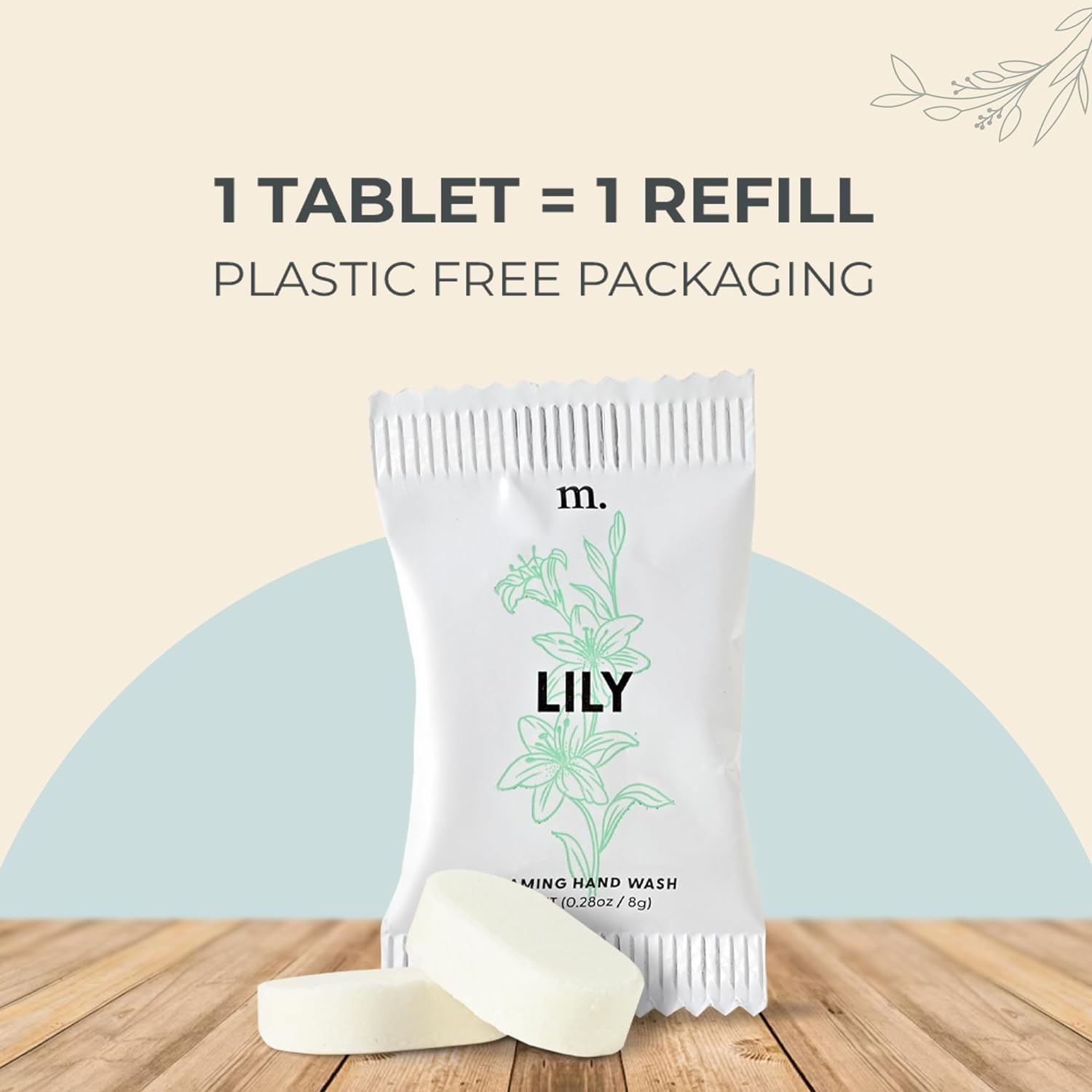 Foaming Hand Soap Tablets Lily x 12