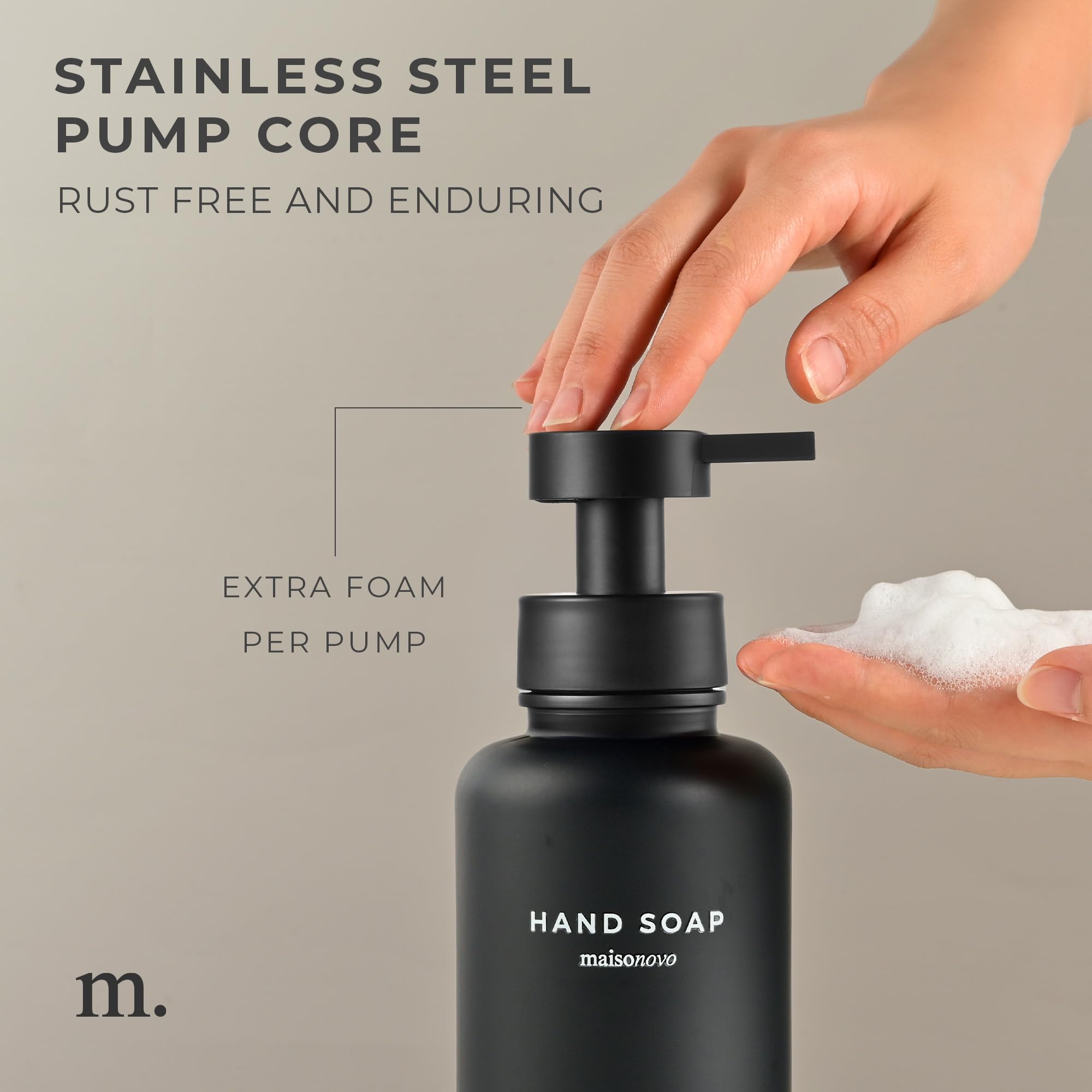 Foaming Soap Dispensers (Set of 2)