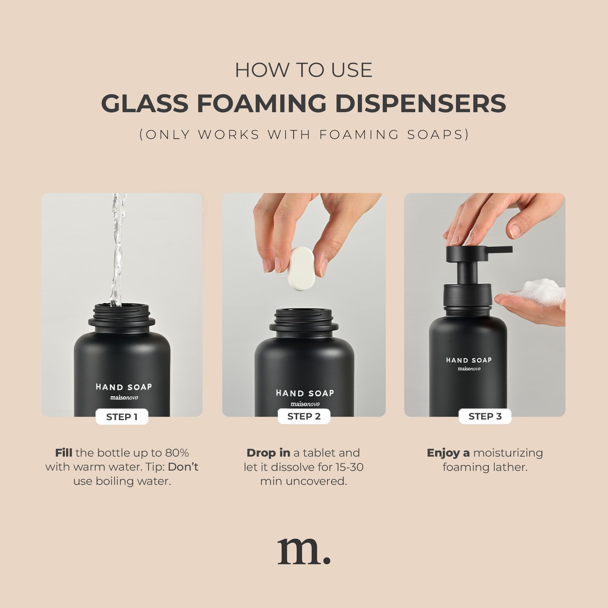 Foaming Soap Dispensers (Set of 2)