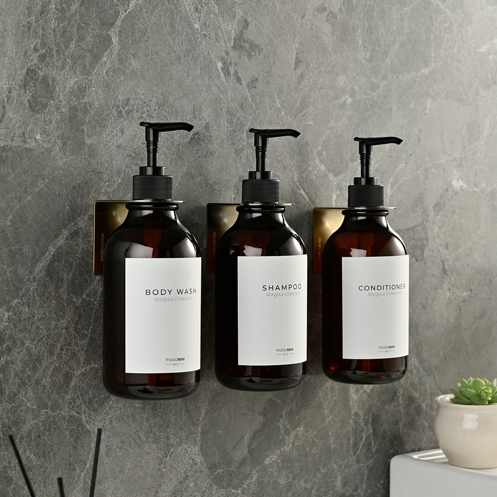 Wall Mounted Soap Dispenser Amber Bronze