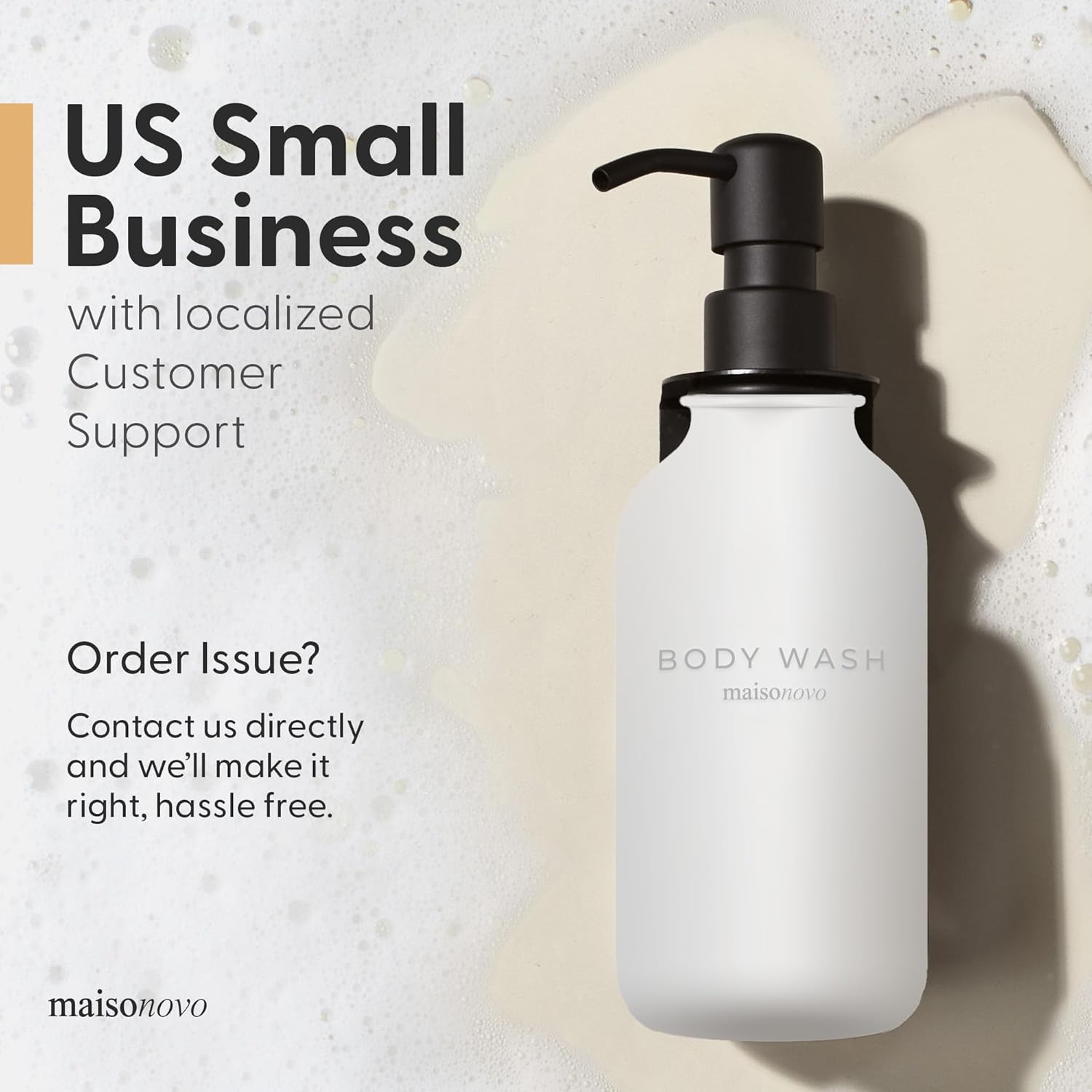 Wall Mounted Soap Dispenser White Black