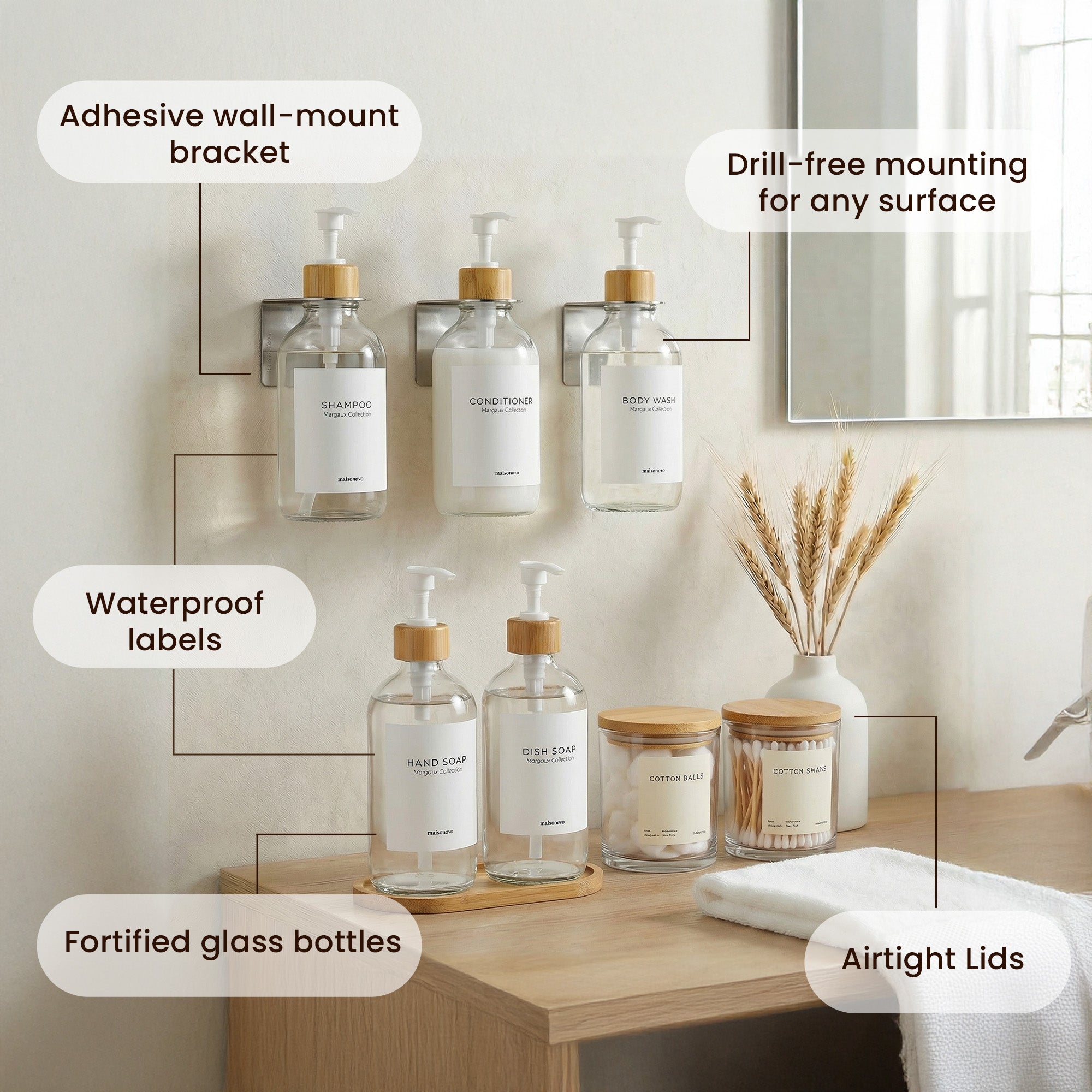 The Hudson Estate Collection - Clear Bamboo