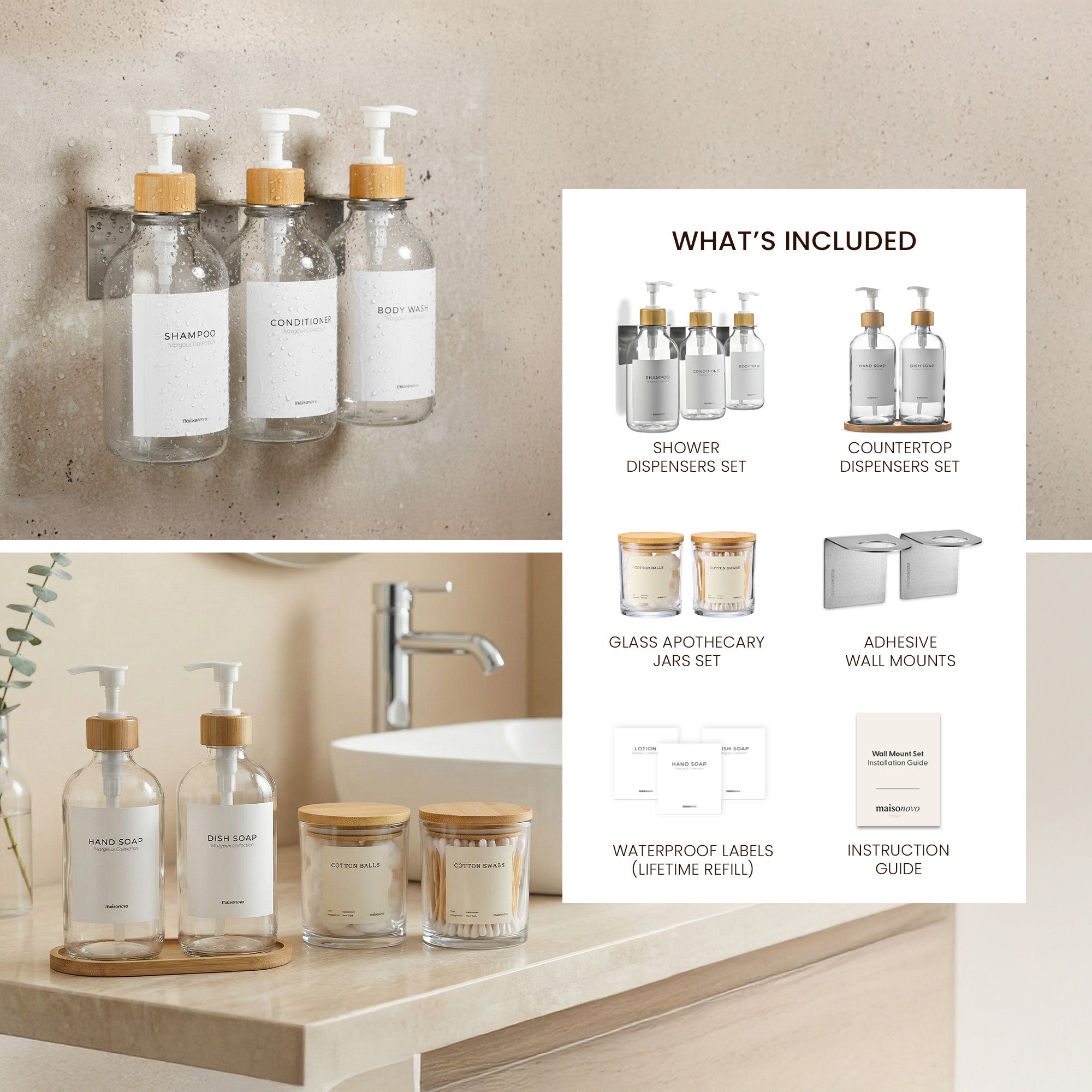The Hudson Estate Collection - Clear Bamboo