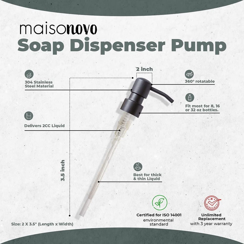Replacement Soap Dispenser Pumps 2pcs